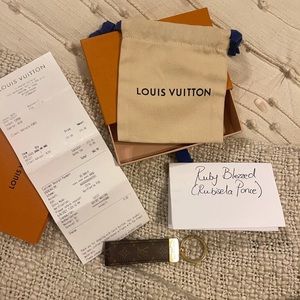 Authentic louis vuitton keychain